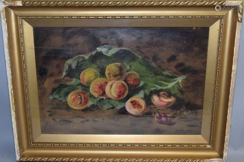 Still Life Oil on Canvas Signed Bessie Boyd