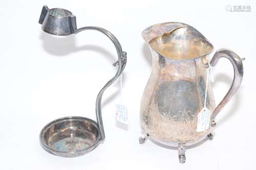 Eales 1779 Silverplate Pitcher and William Hutton