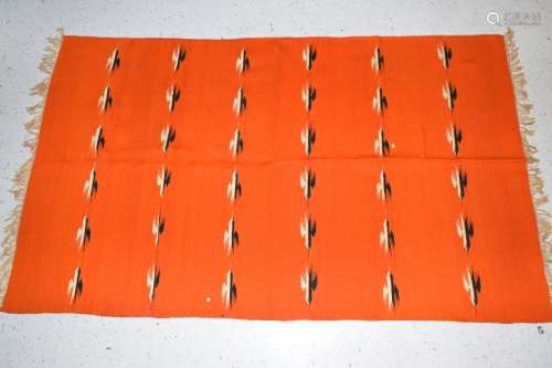 Vintage Navajo Bird Pattern Rug