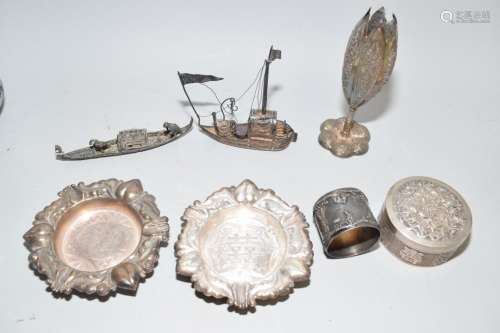 Group of Chinese Silver and Metal Objects