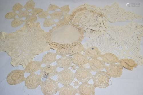 Group of Vintage Crochet/Lace Doilies