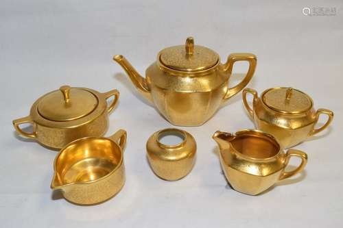 Vintage Germany Gold Plated Coffee Set