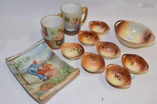 Group of Haviland France Hand Painted Wares