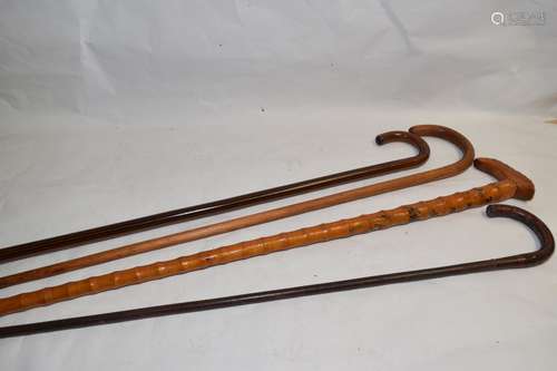 Group of Vintage Walking Canes