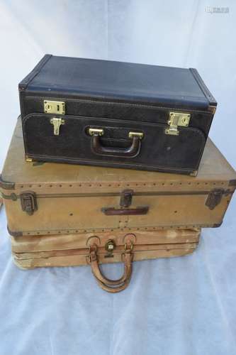 Three Antique/Vintage Luggages