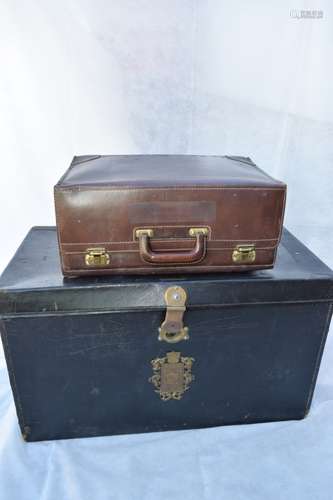 Large Antique Jewelry Sample Case and Travel Case