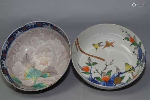 Two 19th C. Japanese Imari Bowl