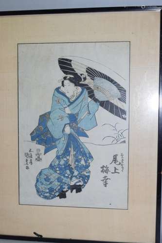 19-20th C. Japanese Ukiyo-e