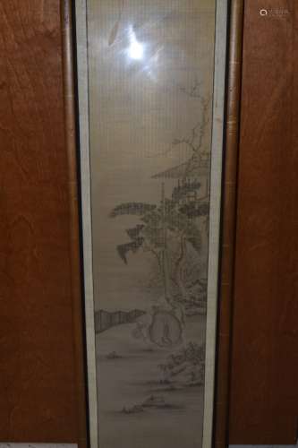 Chinese/Japanese Watercolor Painting on Silk