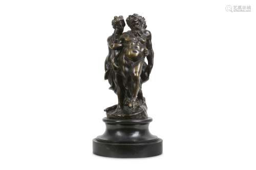AFTER PIERRE I LEGROS (1629-1714): A LATE 18TH / EARLY 19TH CENTURY FRENCH BRONZE GROUP OF