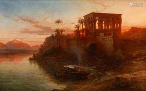 Frank DillonView of the Island of Philae in the Nile Valley