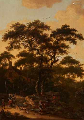 Roelof Jansz. van VriesVillage Landscape with Figures