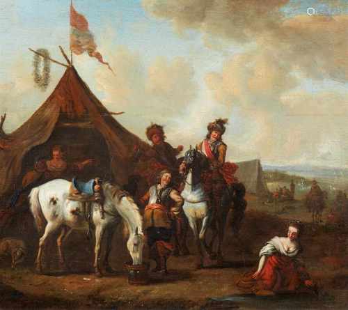 Pieter WouwermanHorseman by a Tent