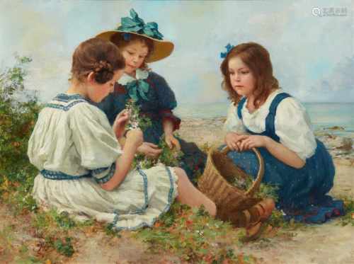 Hermann SeegerThree Girls on the Beach