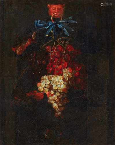 Netherlandish School, 17th centuryStill Life with Grapes in a Wall Niche