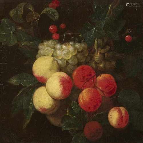 Jonris van SonTwo Still Lifes with Fruit Garlands