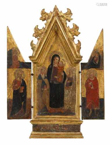 Master of the Lazzaroni MadonnaTriptych of the Madonna with Child