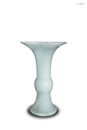 Chinese Claire de Lune Gu Vase, Republic