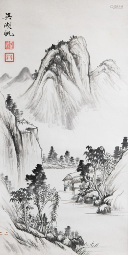 Chinese Landscape Painting attributed to Wu Hufan