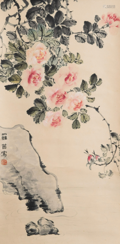 Chinese Calligraphy & Painting by Zhuang Diean & Xu