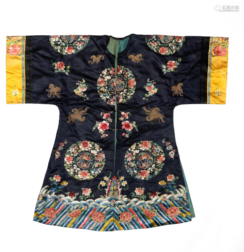 Chinese Court Lady's Robe, 19th Century