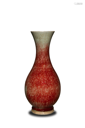 Chinese Langyao Red-Glazed Vase, 19th Century