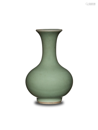 Chinese Celadon Glazed Vase, 18th Century