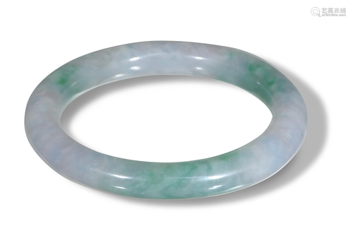 Chinese Jadeite Bangle, 19th Century