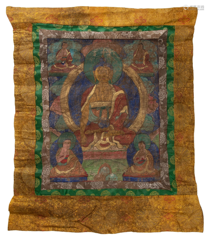 Thangka with Medicine Buddha