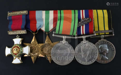 A World War II Italian Campaign Distinguished Service Order medal group to Brigadier John