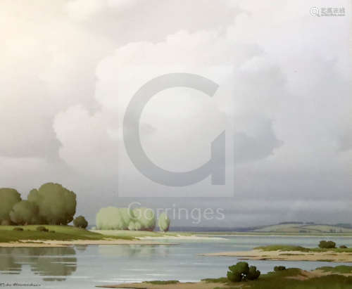 § Pierre de Clausade (1910-1976)oil on canvasBords de Loiresigned18 x 22in.