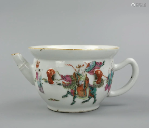 Chinese Famille Rose Teapot, Tongzhi Period
