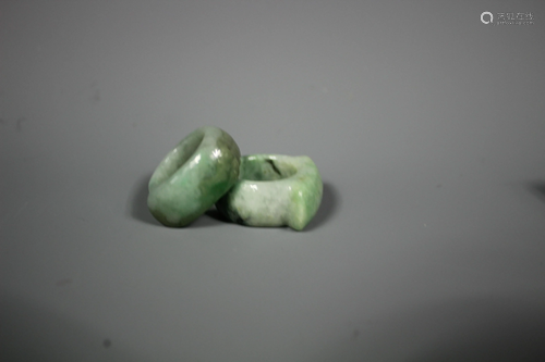 Two Jadeite Rings