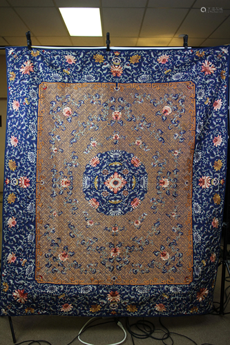 18th Century Large Embroidered Panel