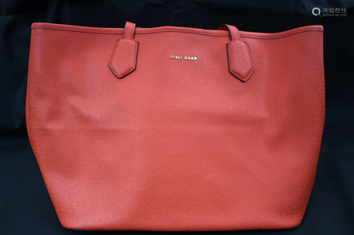 Cole Haan Red Tote (new condition)