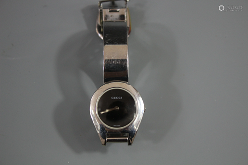 Gucci Sapphire Crystal Stainless Steel Watch