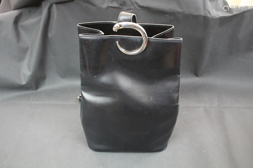 Cartier Black Leather Purse