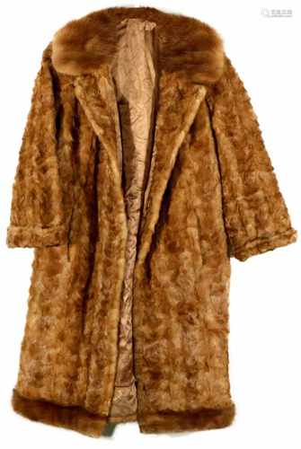 A mink fur coat.