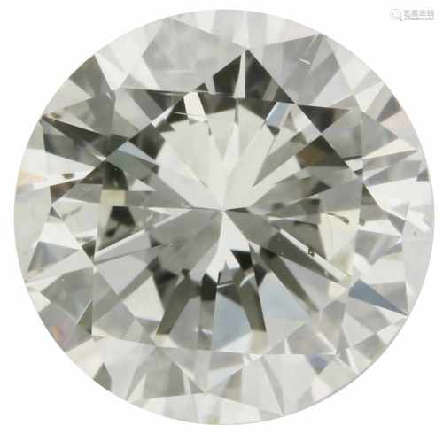 GIA Round brilliant cut diamond 1.24 carat.