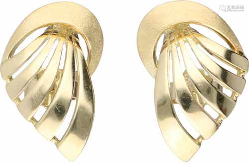 Earrings yellow gold - 14 ct.