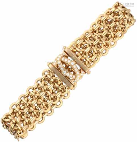 Cartier Penelope bracelet yellow gold, ca. 0.26 carat diamond - 18 ct.