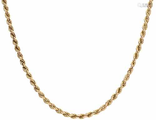 Twisted necklace yellow gold - 14 ct.