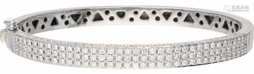 Bangle white gold, ca. 1.75 carat diamond - 18 ct.