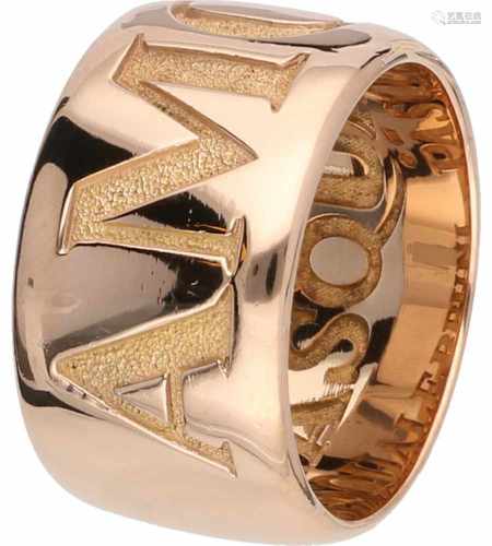 Pasquale Bruni Amore band ring yellow gold - 18 ct.