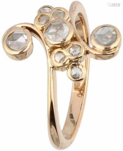 Ring rosé gold, diamond - 18 ct.