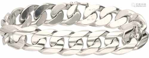 Gourmet link bracelet silver - 925/1000.