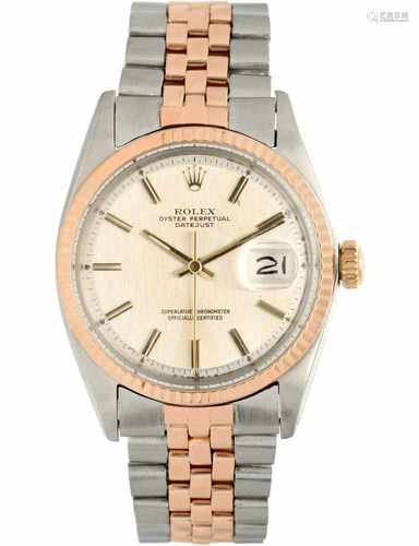 Rolex Datejust Pie Pan 1601 - Men's watch - Automatic - Ca. 1961.