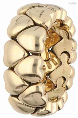 Cartier heart-shaped band ring yellow gold - 18 ct.