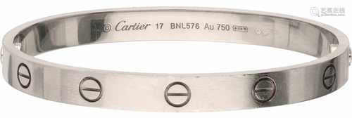 Cartier Love bangle white gold - 18 ct.