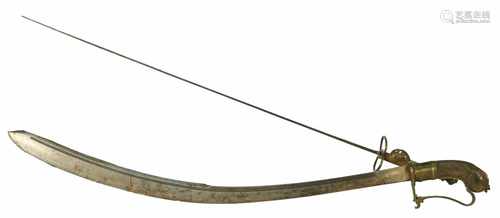 Parang Nabur from Banjarmasin, Southern-Kalimantan, Indonesia. A rapier.